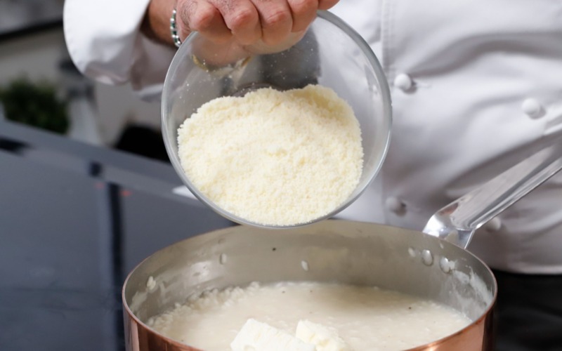 mantecare con formaggio