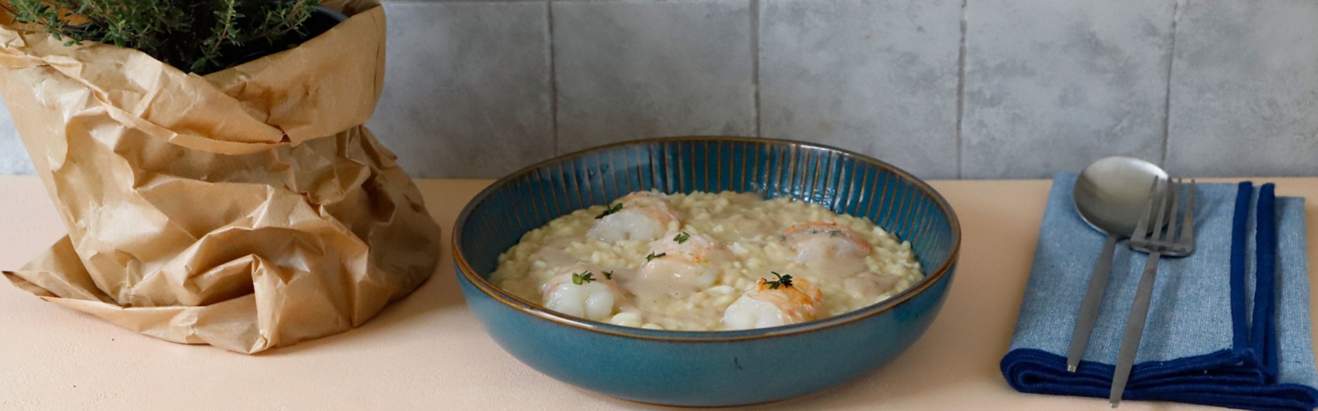 risotto-alla-crema-di-scampi