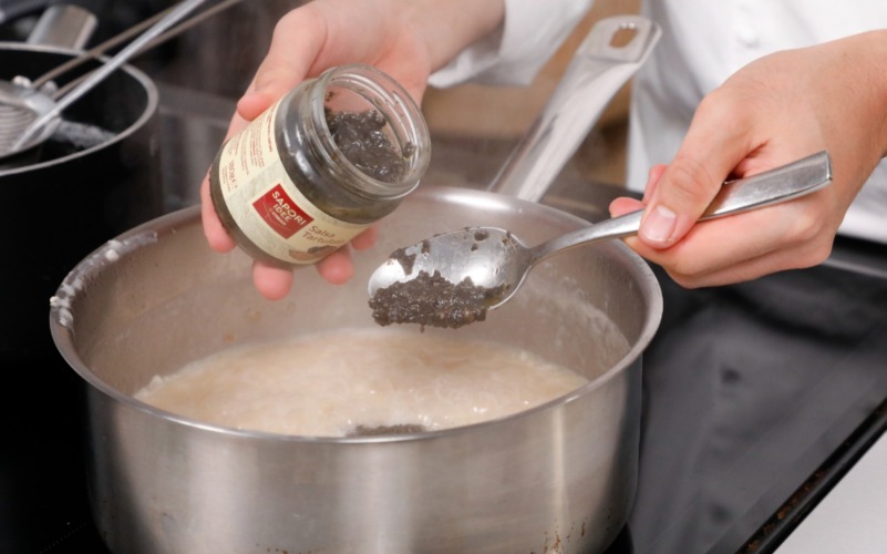 aggiungere crema tartufata