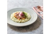 Risotto gourmet con petto d'anatra e gelato ai mirtillialt