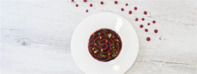 Riso venere con peperoni e barbabietolaalt