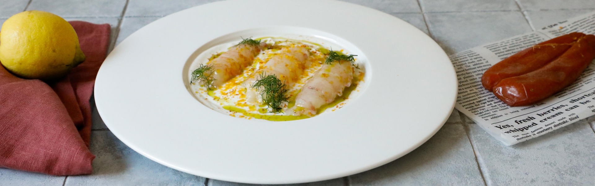 crema-di-robiola-e-scampi-crudi