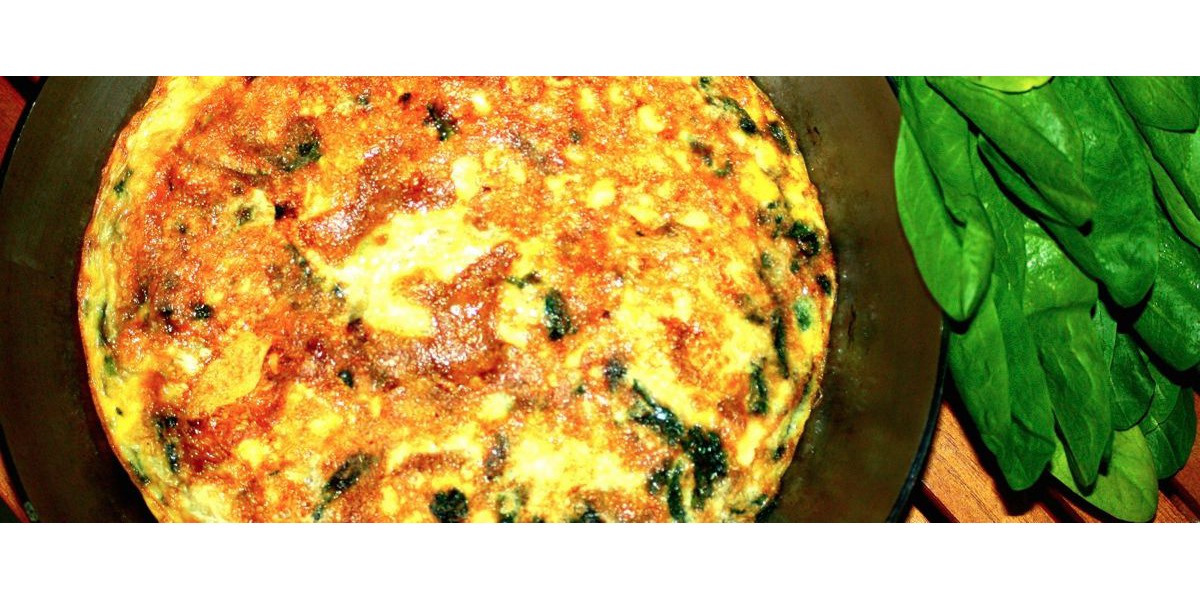 Frittata con radicchio verde e patate