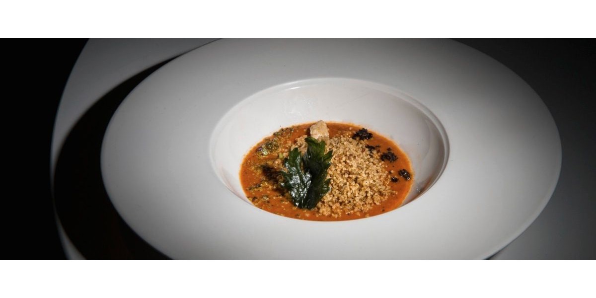 Cous cous tostato con caponata di melanzane