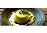Flan di piselli con fonduta di parmigianoalt