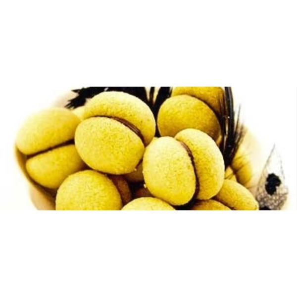 Baci di dama con mandorle d'Avola