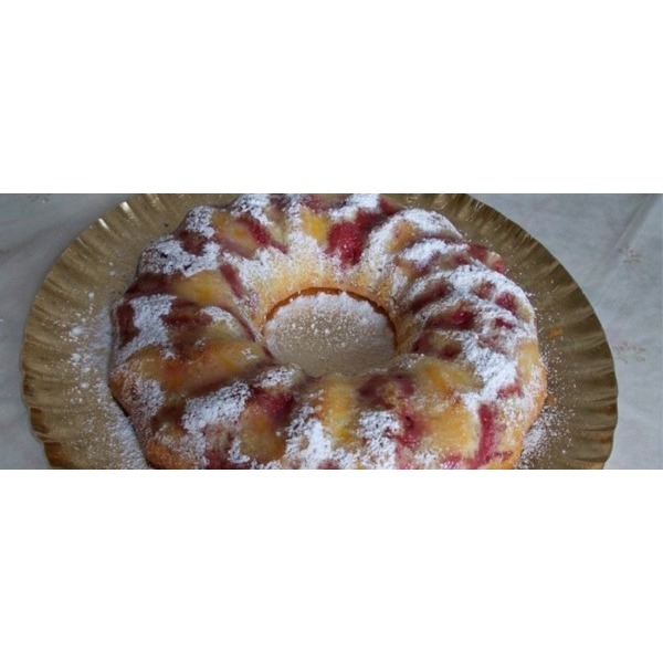 Ciambella senza lattosio ai frutti di bosco 