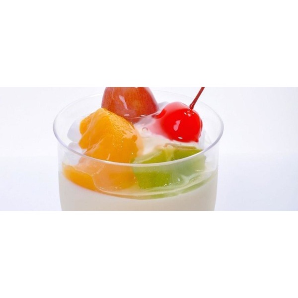 Coppa di yogurt e frutta fresca