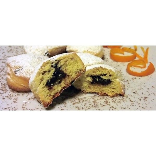 Cuori di frolla ripieni di cioccolato di Modica al mandarino di Ciaculli