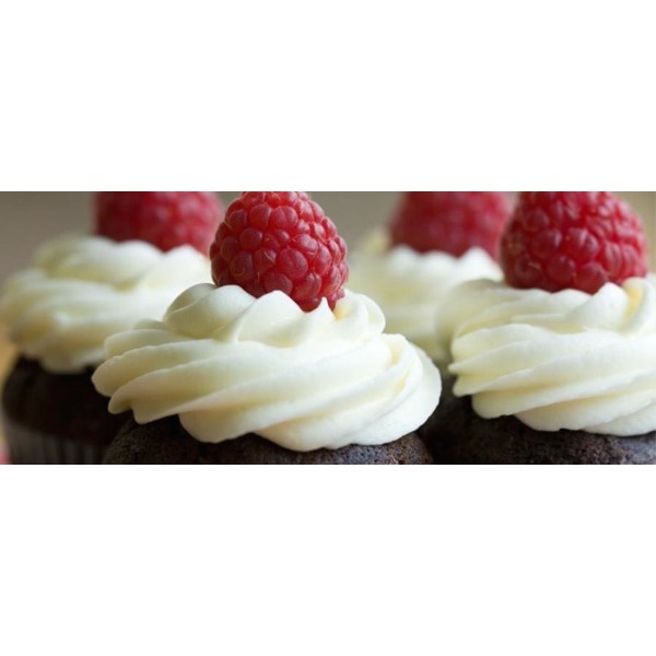 Cupcake cioccolato e lamponi