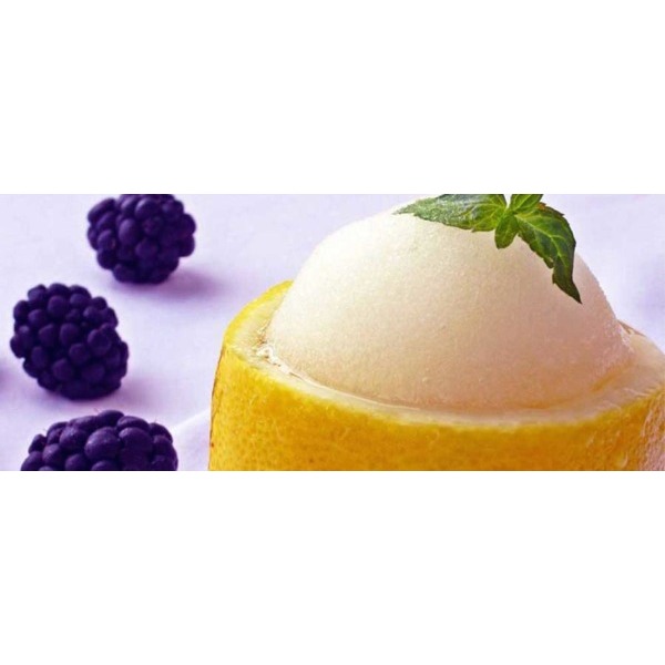 Sorbetto di bergamotto con vodka e cointreau