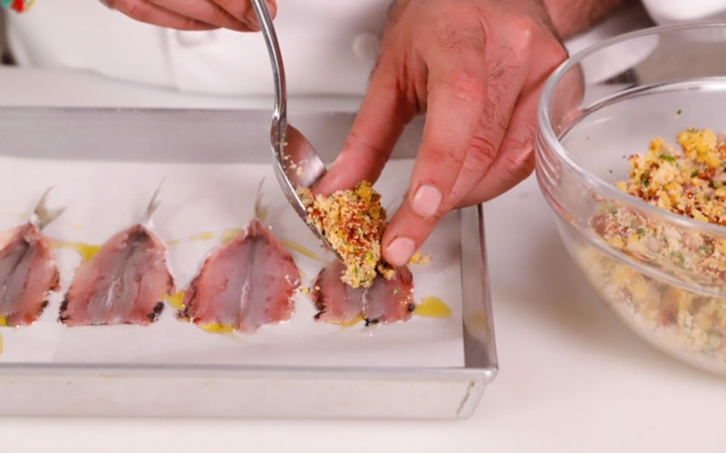 filetti di sardina ripieni