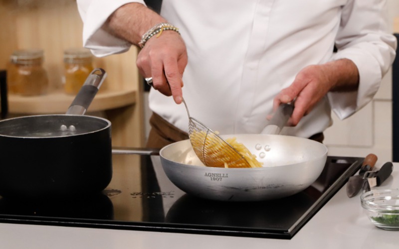 ultimare cottura pasta