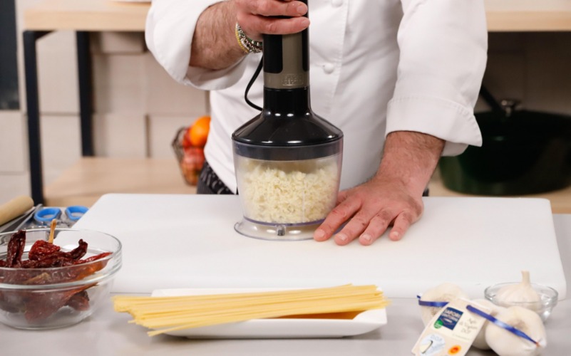 frullare mollica pane