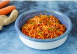 Spaghetti di carote alla salsa di soiaalt