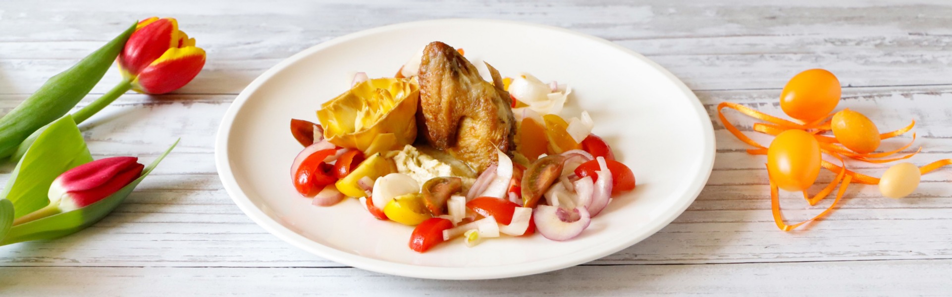 supreme di pollo con carciofi ricetta