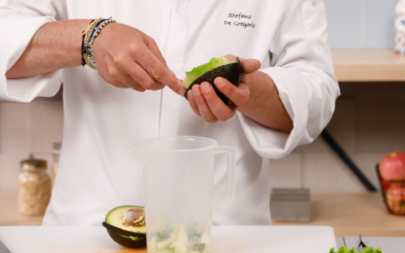 preparare la salsa avocado