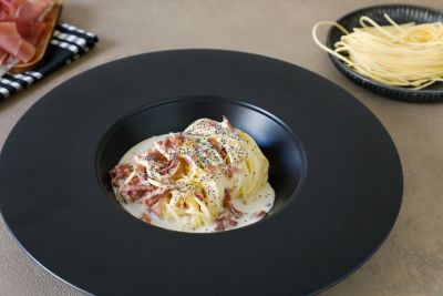 Tagliolini panna e prosciutto San Danielealt