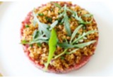 Tartare con capperi, olive e senape anticaalt