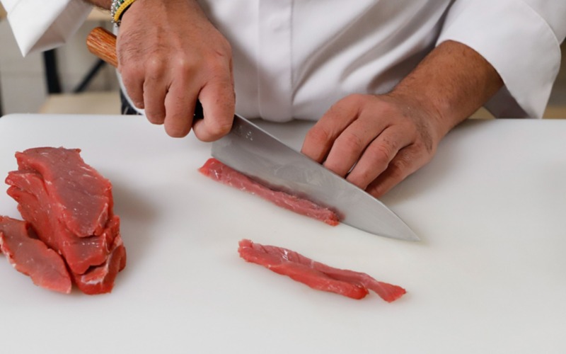 tagliare fassona strisce