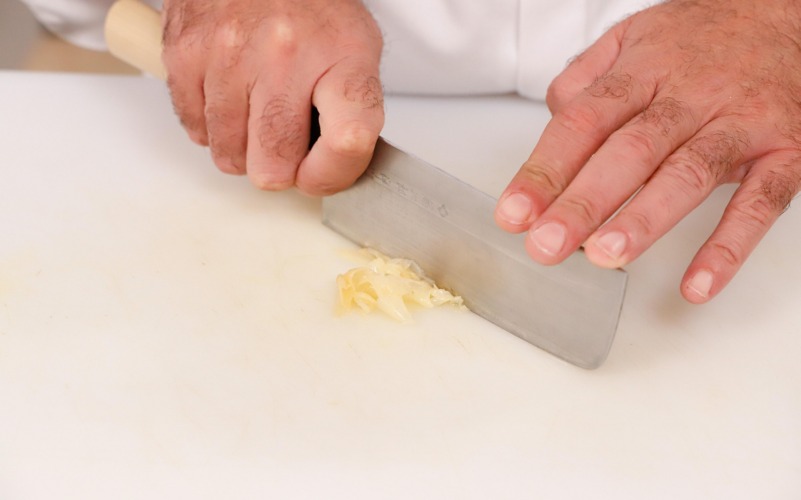 tritare zenzero marinato