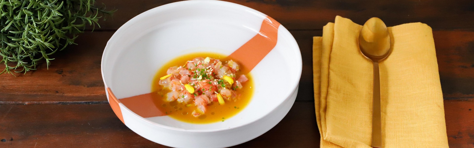 tartare-gamberi-zenzero-marinato