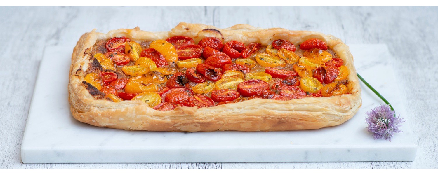 Tarte tatin ai pomodorini e pasta fillo