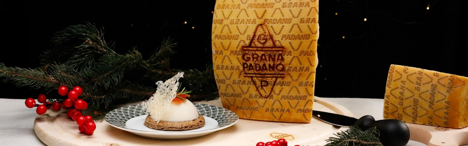 tartine di panna cotta al Grana Padano