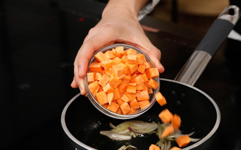 aggiungere patate dolci