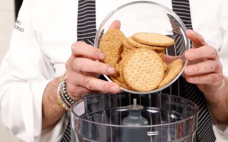 sbriciolare biscotti