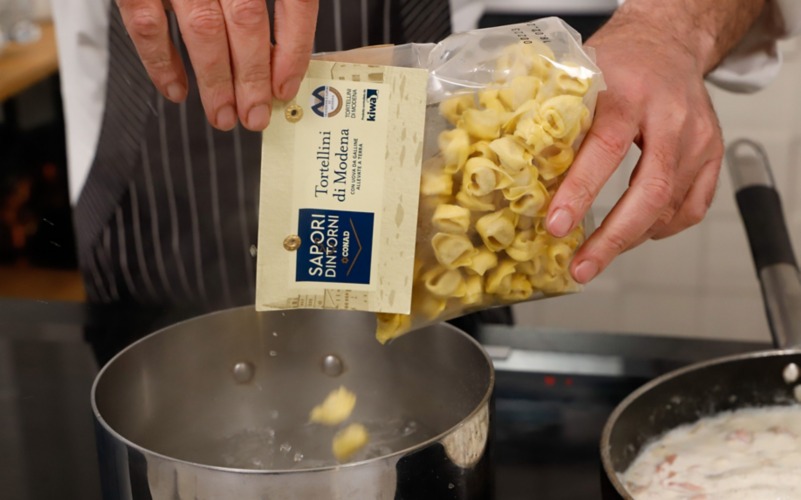 cuocere tortellini