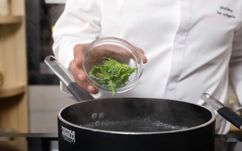 scottare cime di rapa frullare stracciatella