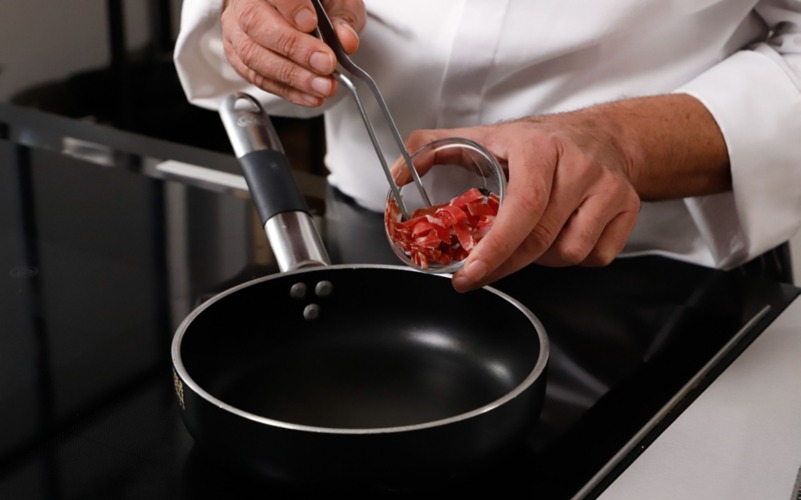 saltare capocollo padella