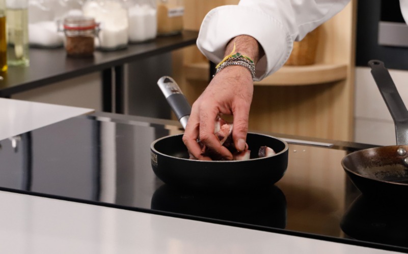 cuocere polpo in padella