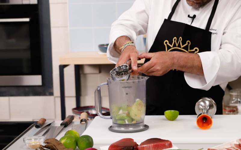 mettere in un frullatore