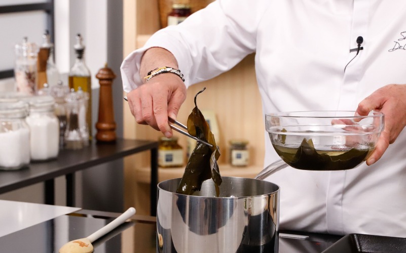 aggiungere alga kombu