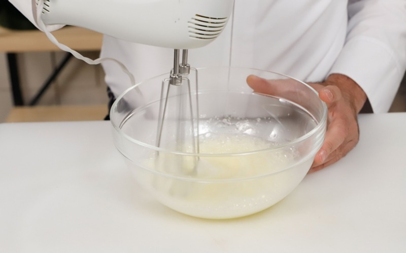 montare albumi a neve