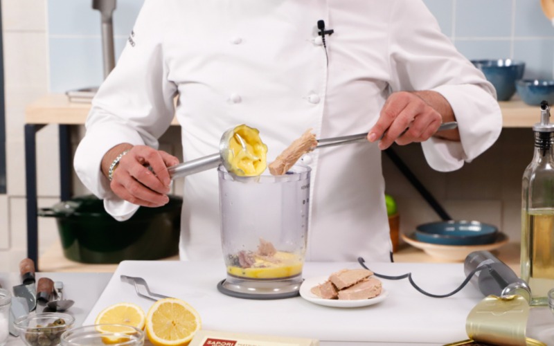 infine tonno e senape