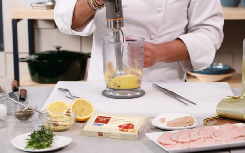 frullare fino a ottenere consistenza cremosa