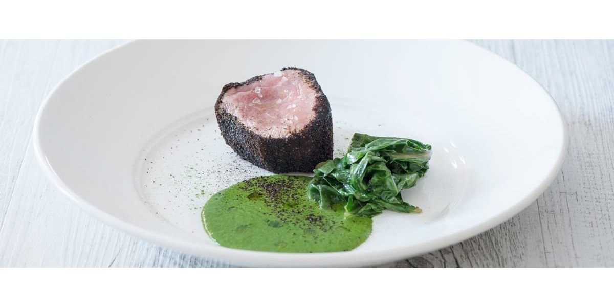 Vitello saltato in crema di erbette