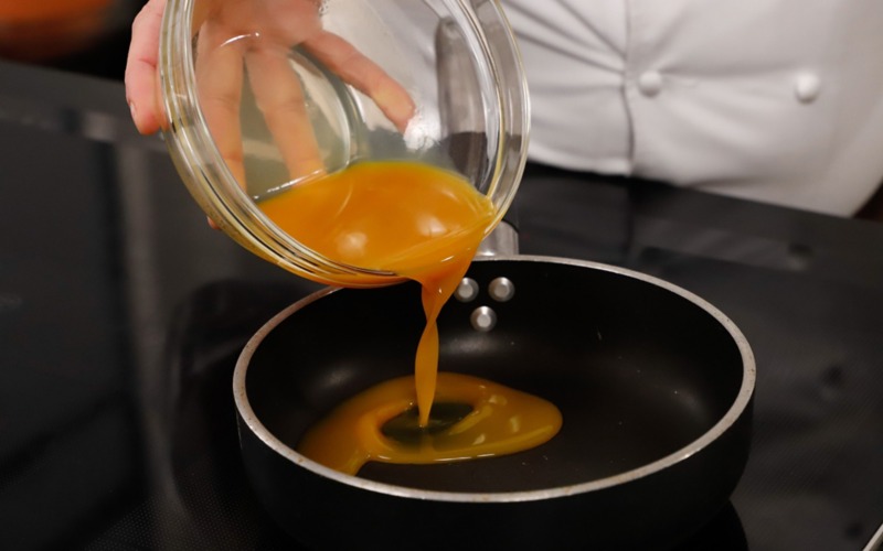 ridurre succo di frutto della passione