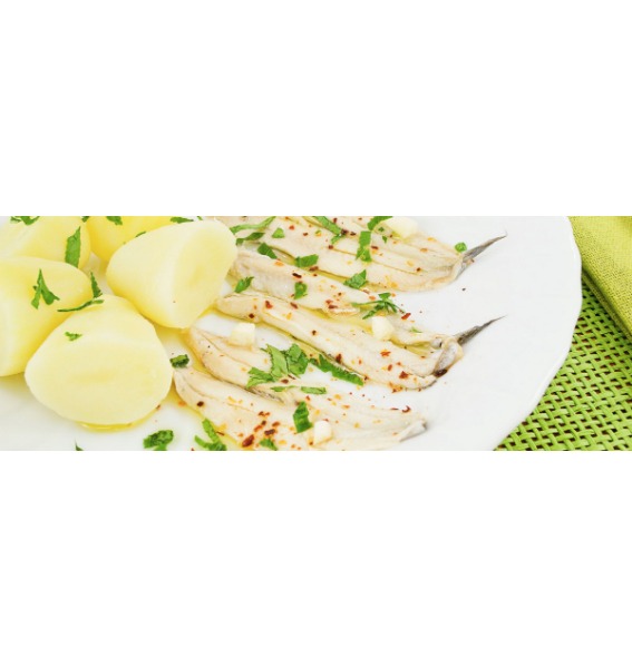 Acciughe marinate con aceto di mele