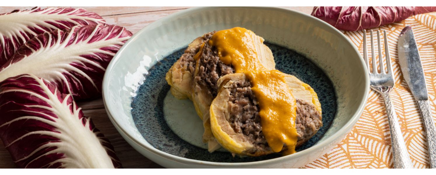 Arrosto di pollo con il suo fondo di cottura