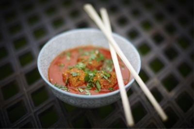 Bocconcini in chermoula profumati al coriandoloalt