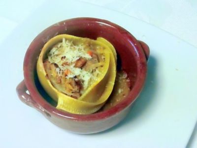 Caccavelle con genovese d&#39;agnelloalt