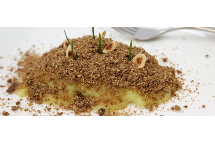 Campo di nocciole, porri e salva cremasco Dop