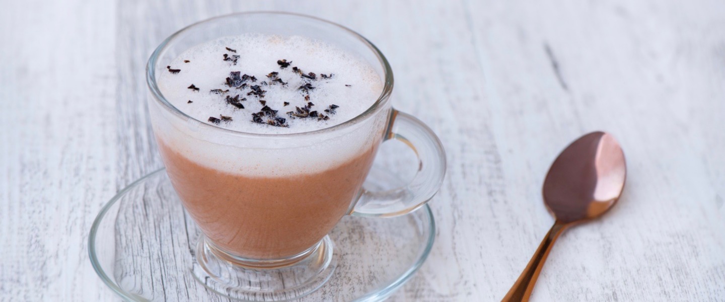 Cappuccino di parmigiana di melanzane