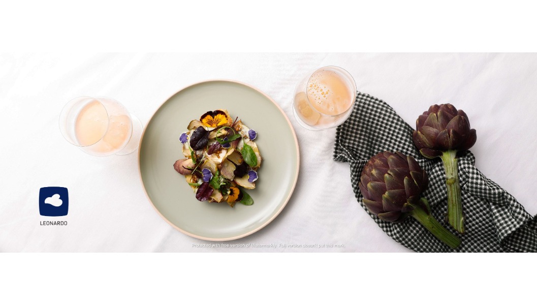 Carciofi fritti, lenticchie e miso al dragoncello