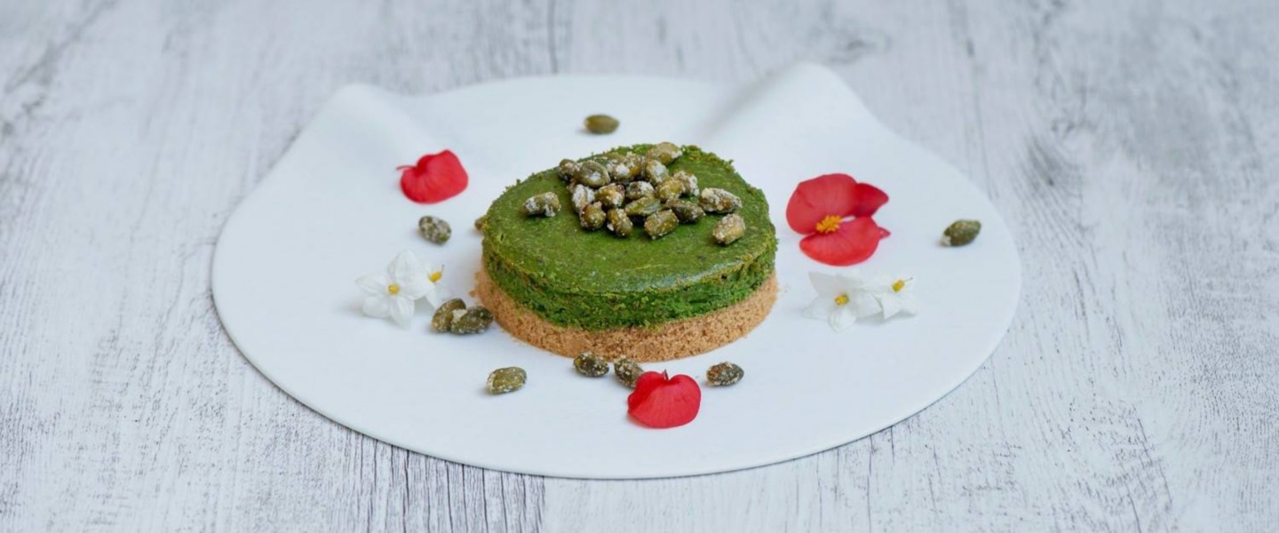 Cheesecake al pistacchio