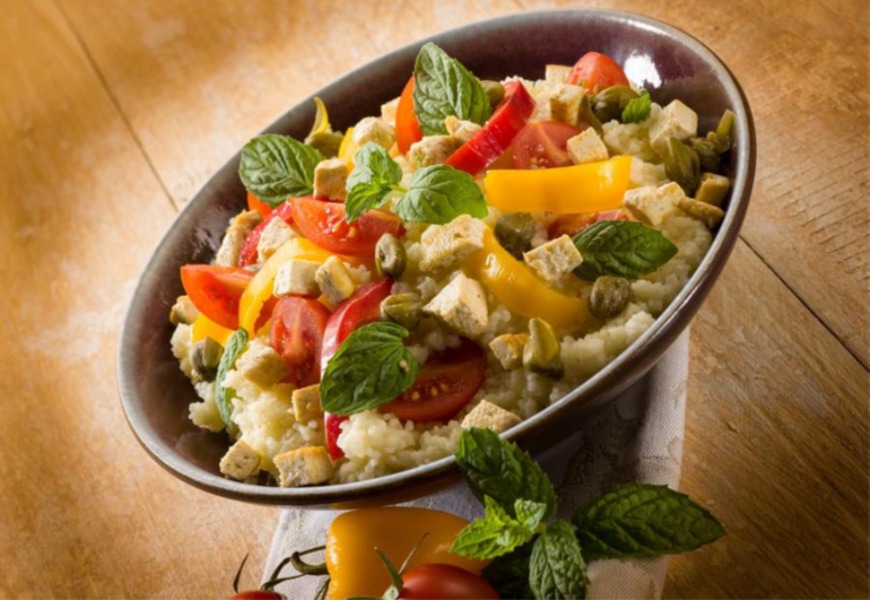 Cous Cous veg con tofu